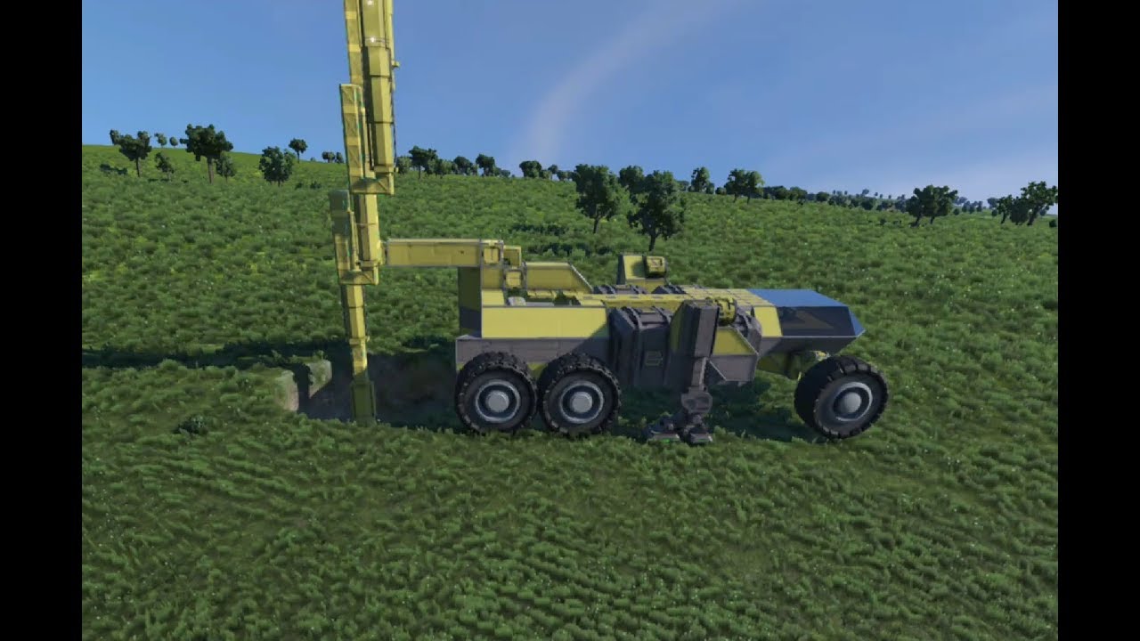 Space Engineers - Mobile Drilling rig v2