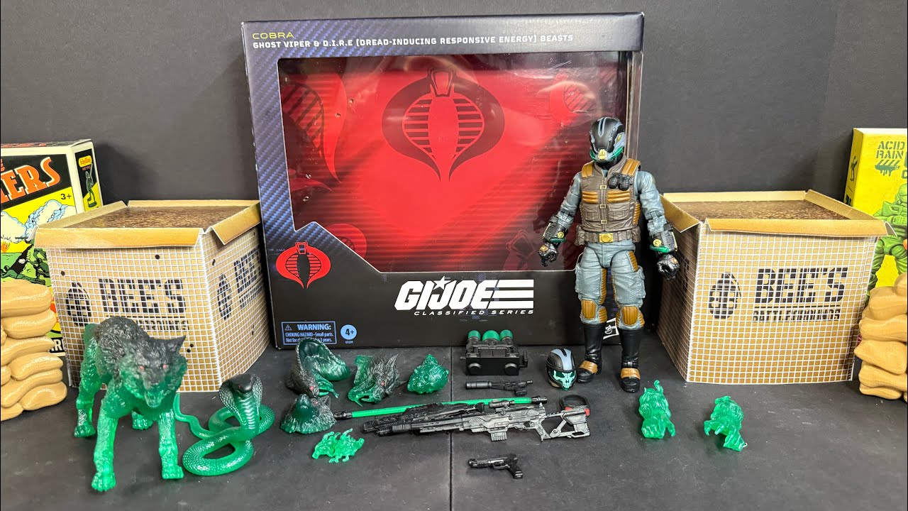 GIJoe Classified Ghost Viper и DIRE Beasts