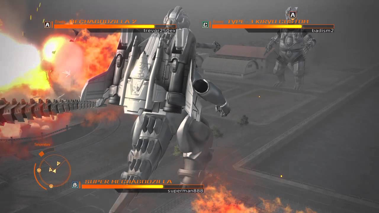 GODZILLA PS4 Online Super Mechagodzilla VS Kiryu