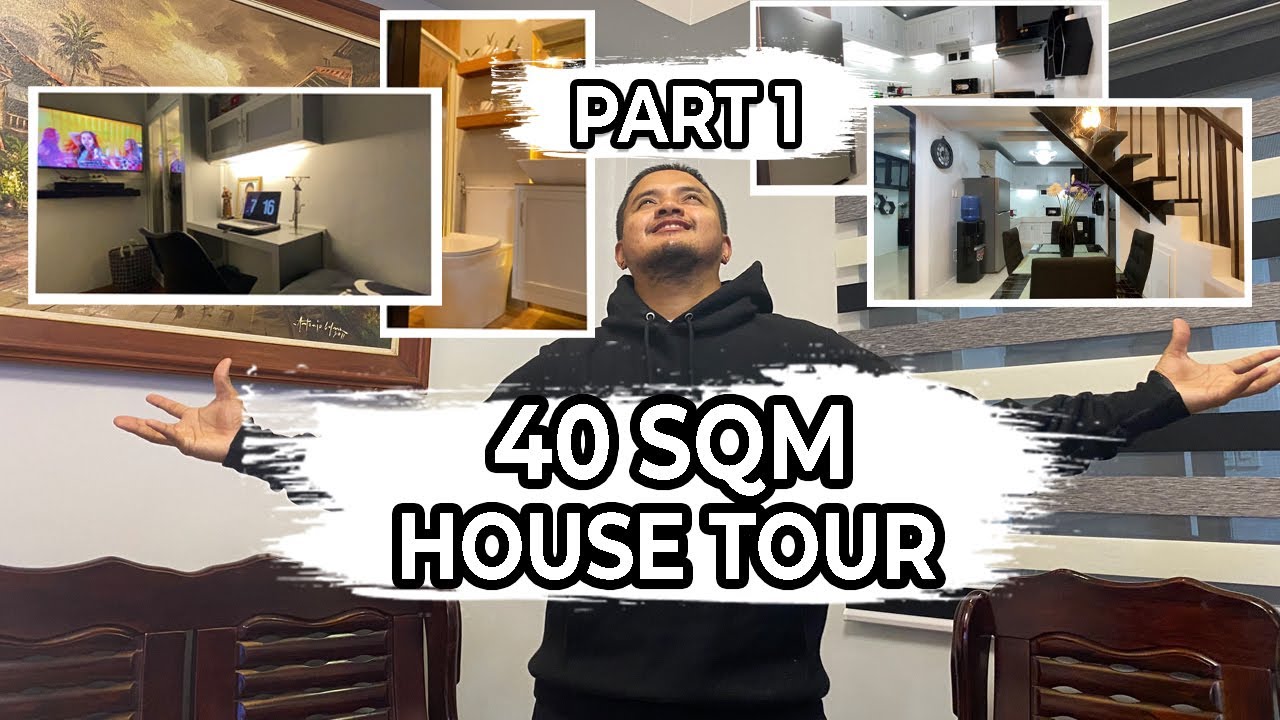 San aabot ang 40 sqm House mo? (HOUSE TOUR) | Alwin Pedraja