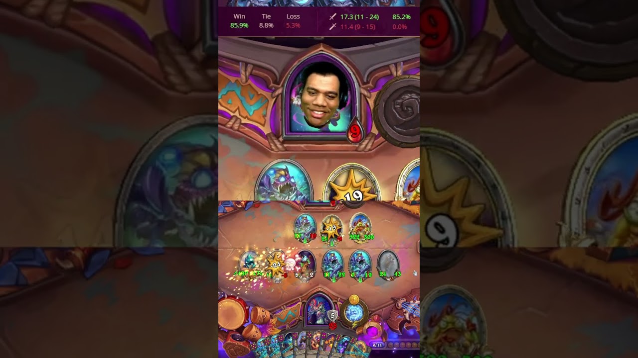 Доска объявлений сломалась #hearthstone #hearthstonebattlegrounds