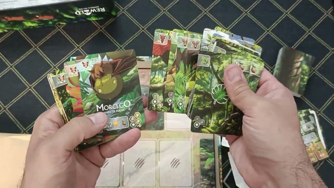 Rewild: América do Sul 🌎 | Jogo de Tabuleiro – Componentes e Produção
