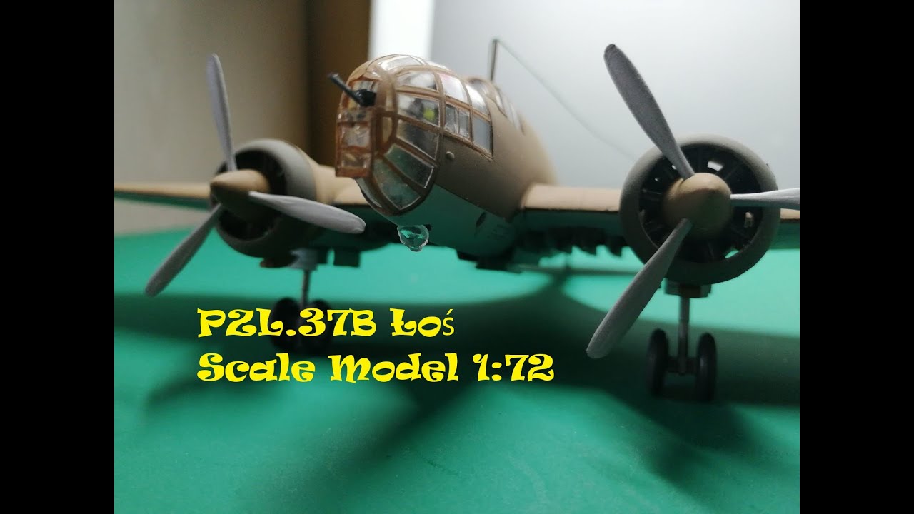 PZL.37B Łoś Scale Model 1:72