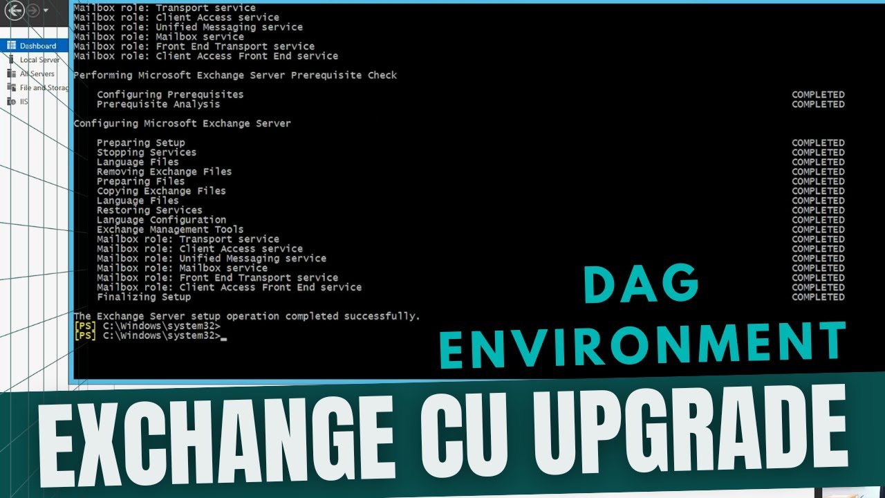 Exchange On-Prem CU Upgrade | DAG + Single Server Step-by-Step Guide