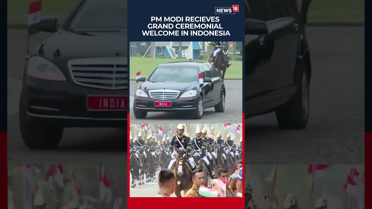 PM Modi in Indonesia: Grand Welcome in Jakarta Ahead of Bilateral Talks with Prabowo Subianto | N18S