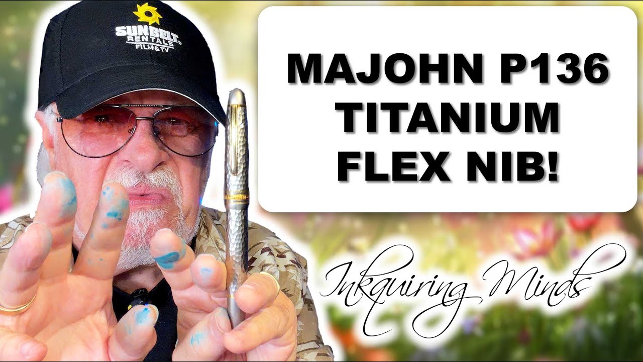 НОВОЕ стальное гибкое перо Majohn для модели P136 из титана
