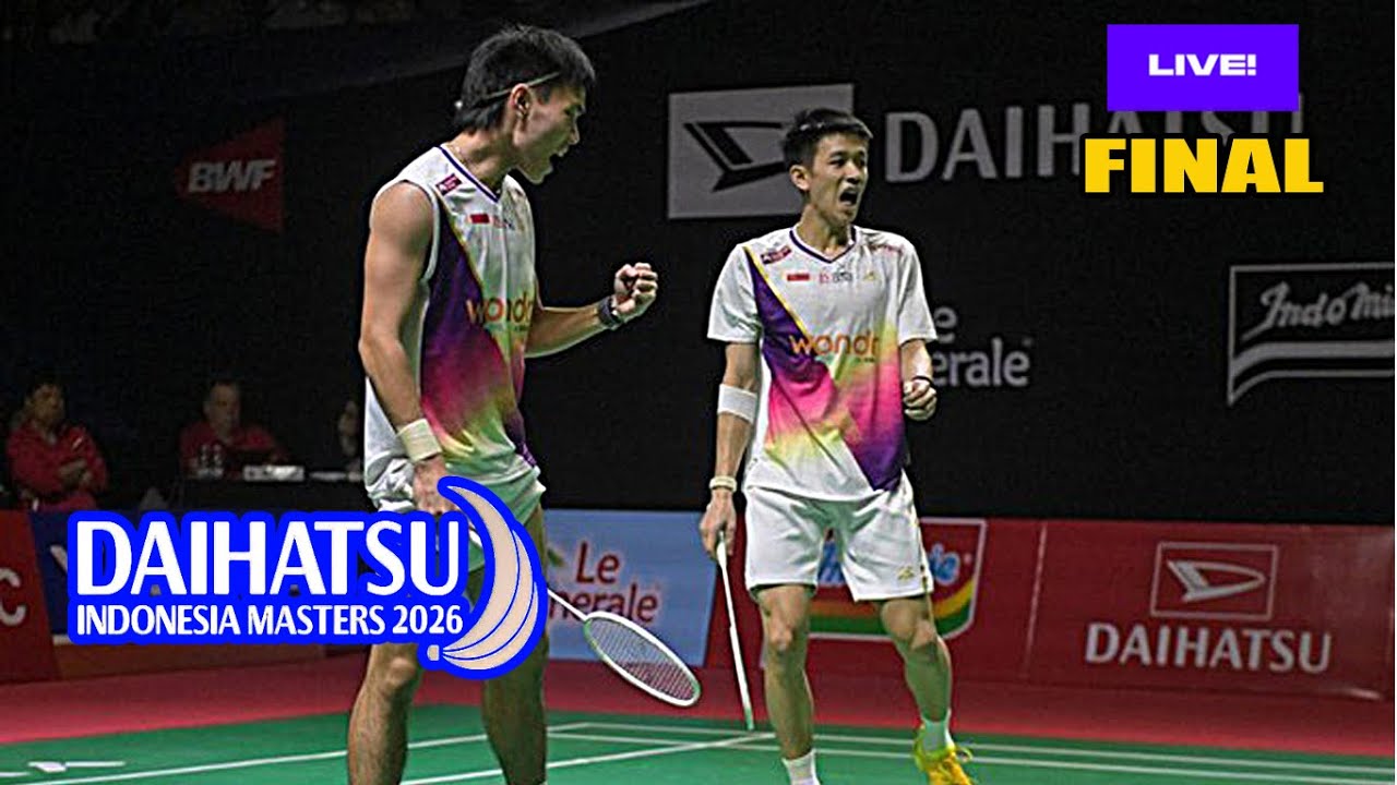 🔴LIVE FINAL - Raymond INDRA/Nikolaus JOAQUIN vs GOH Sze Fei/Nur IZZUDDIN - Indonesia Masters 2026
