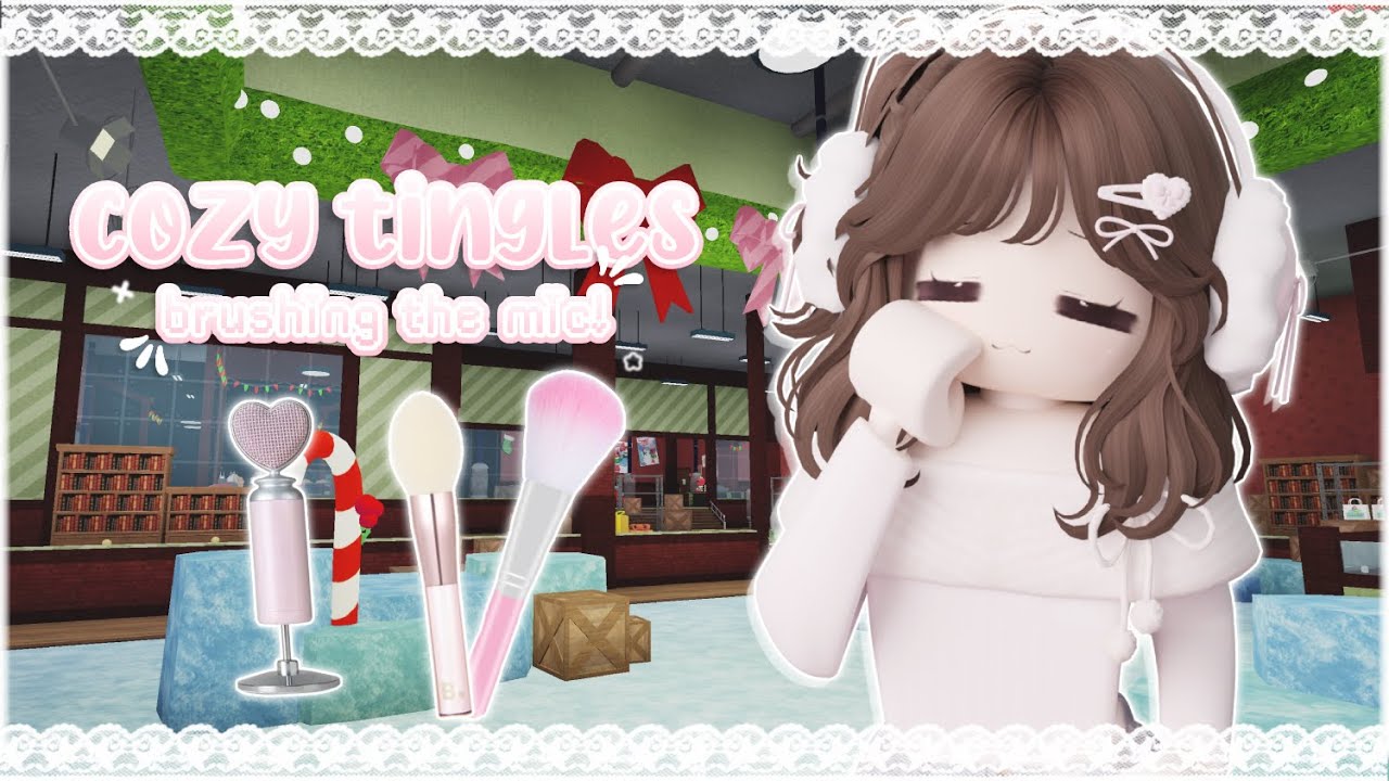 ꒰ roblox asmr 🌸꒱ sleepy mic brushing ♡ cozy tingles for relaxation!