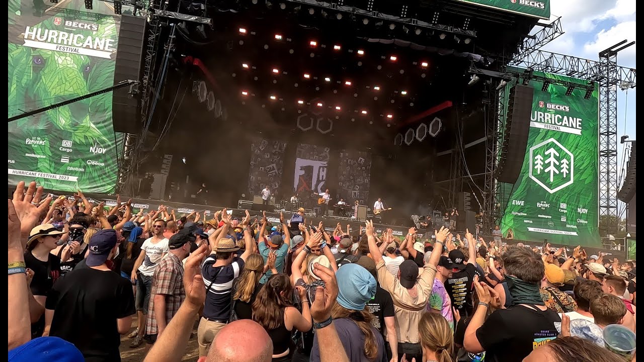 Frank Turner Hurricane 2023 Circle Pit