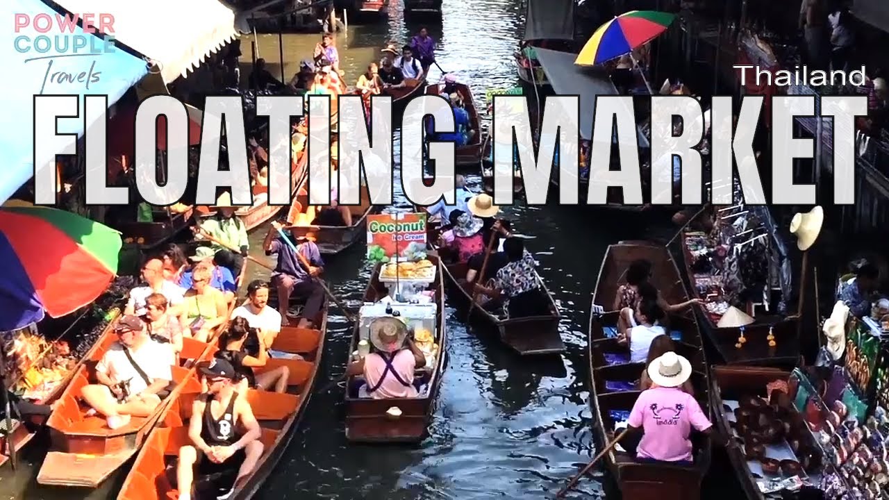 FLOATING MARKET & ELEPHANT CAMP | Damnoen Saduak, Thailand