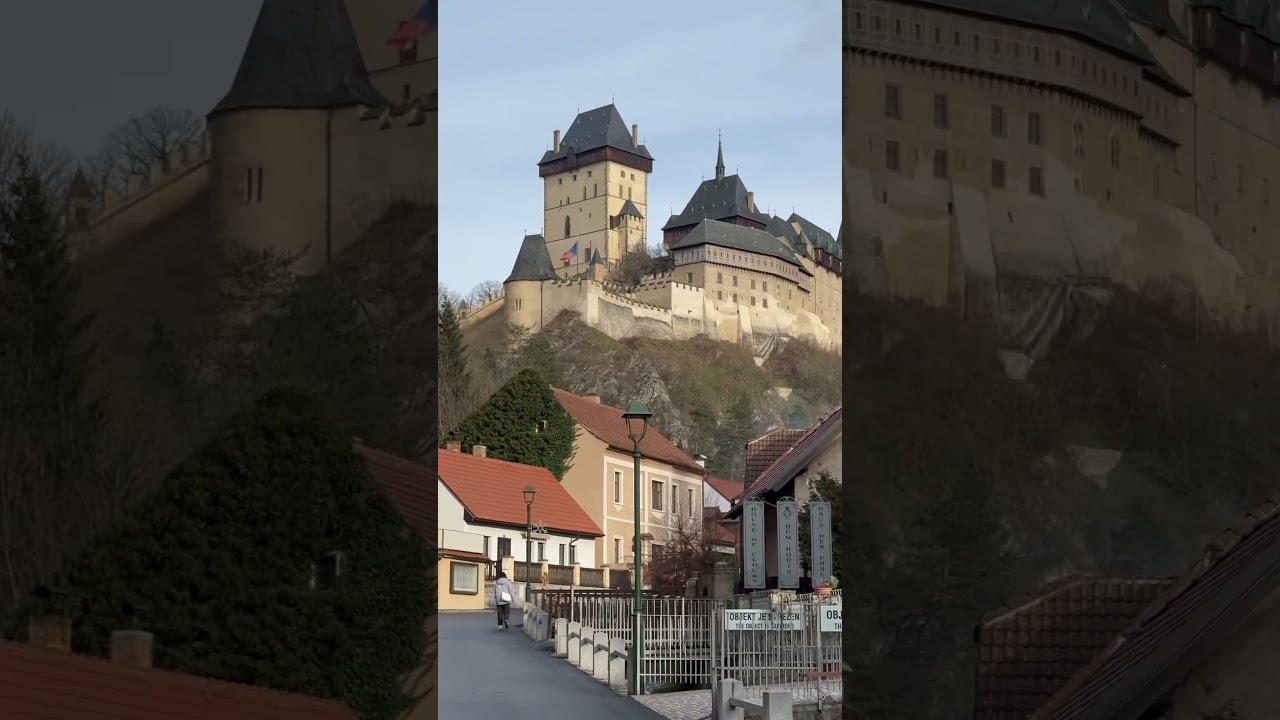 Karl&scaron;tejn Castle (Karl&scaron;tejn 🇨🇿) #shorts #travel #travelvlog #traveling #europe #castle #history
