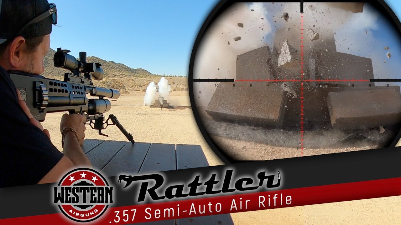 Western Airguns Rattler 357 Semi-Auto Air Rifle!