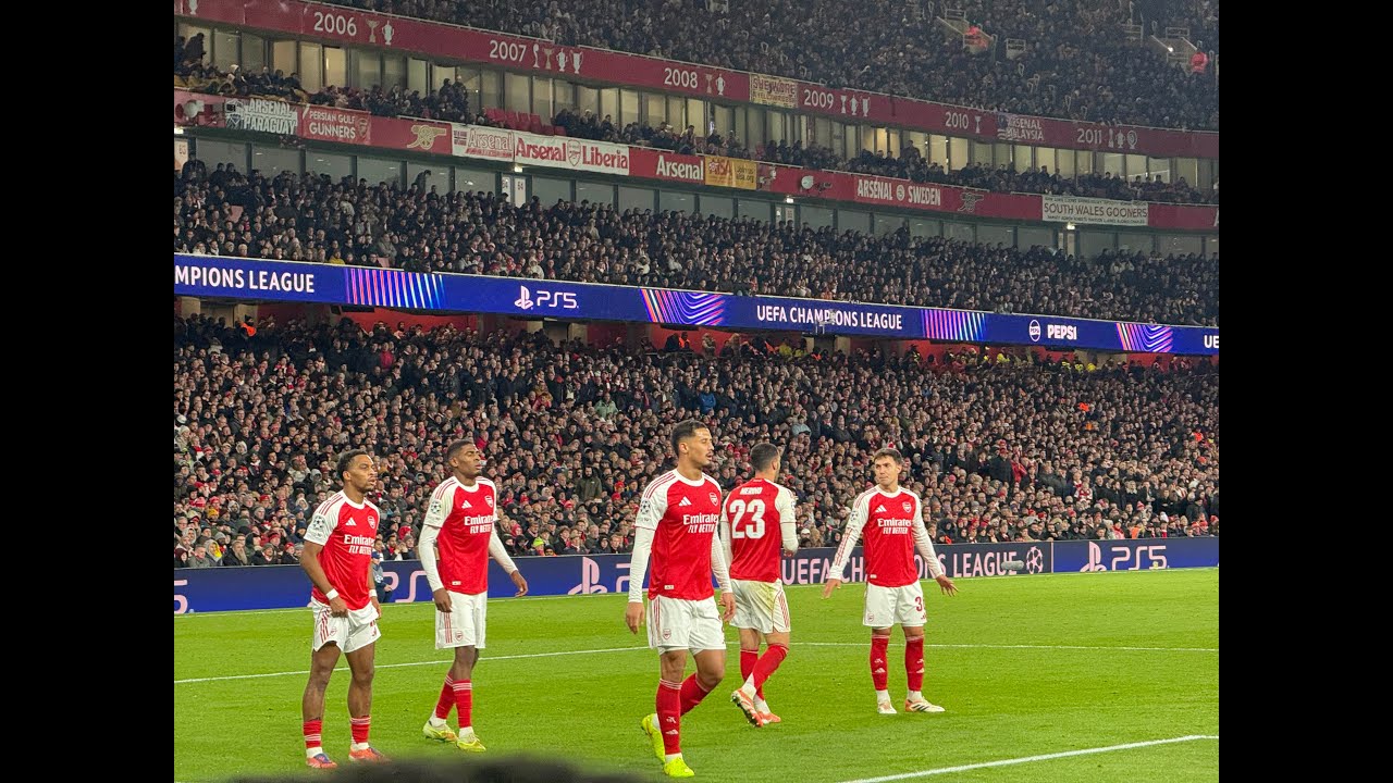 POV: You're in the North Bank watching Arsenal dismantle Bayern Munich (26/11/2025)
