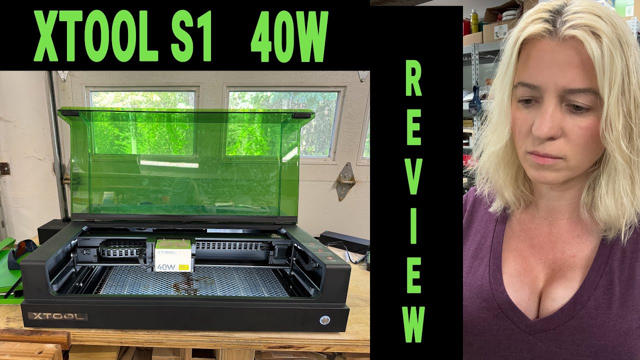 XTOOL S1. First ever enclosed 40W diode laser. Unboxing, first impression review. XTOOL new laser.
