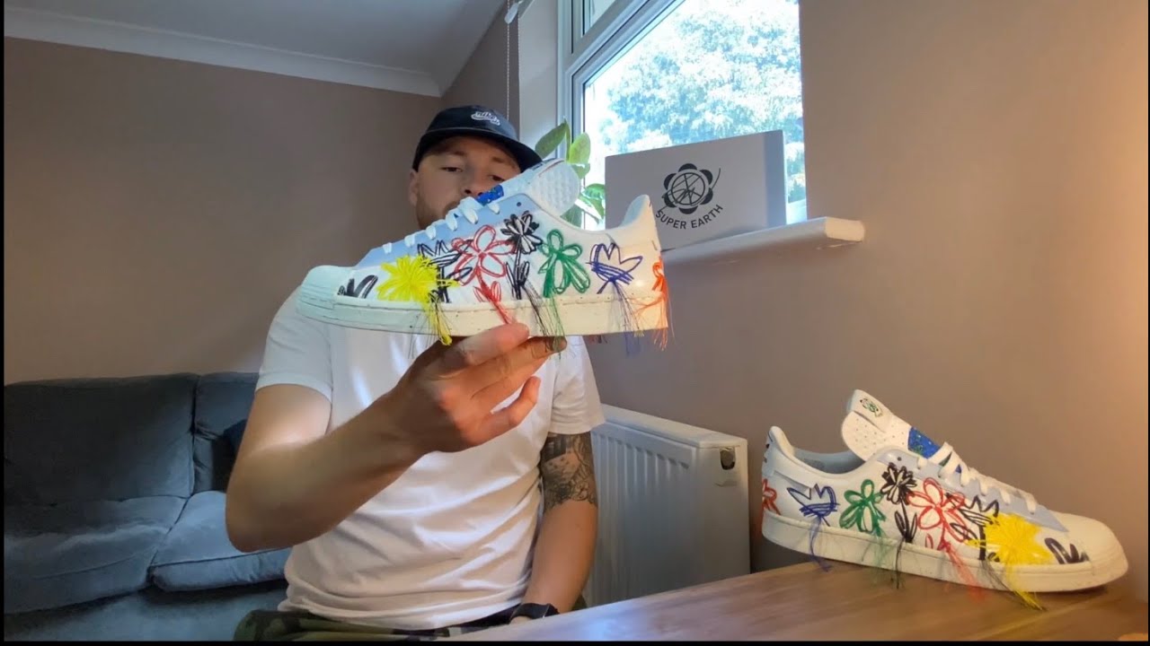 Adidas Sean Wotherspoon SUPER EARTH Superstar - Review - On Feet (Great concept!)