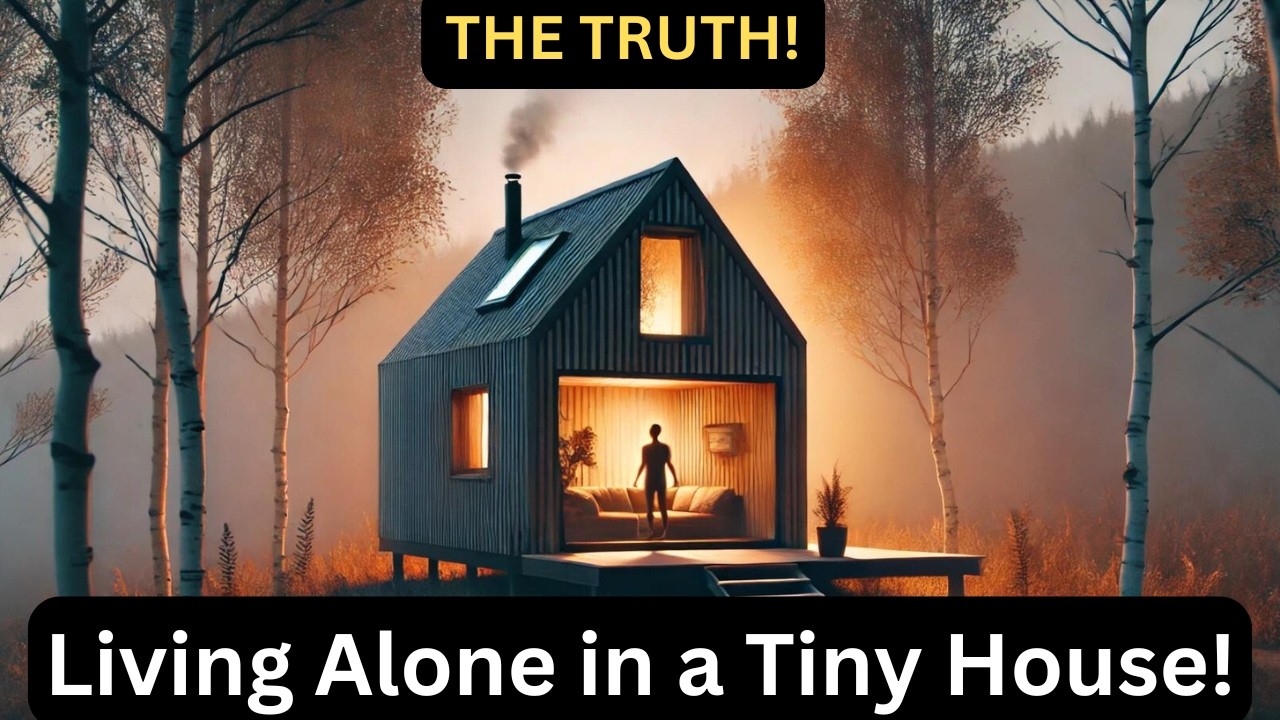 Things They Don’t Tell You About Living in a Tiny House Alone! #tinyhome #livingalone #smallhouse