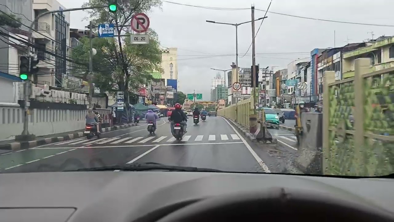 Kondisi pagi hari di tanah abang tgl 23-2-2026 jam 07:00