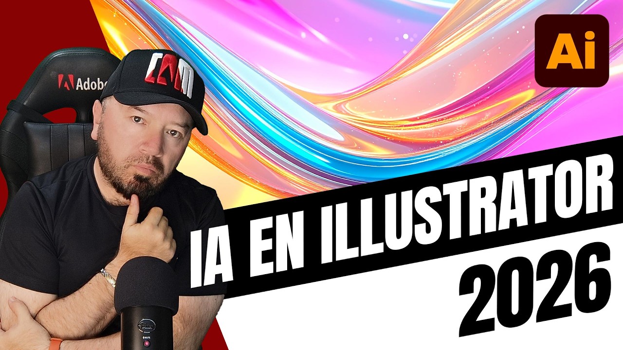 ✨ IA EN  ILLUSTRATOR 2026 │ IA GENERATIVA VECTORIAL │ TUTORIAL