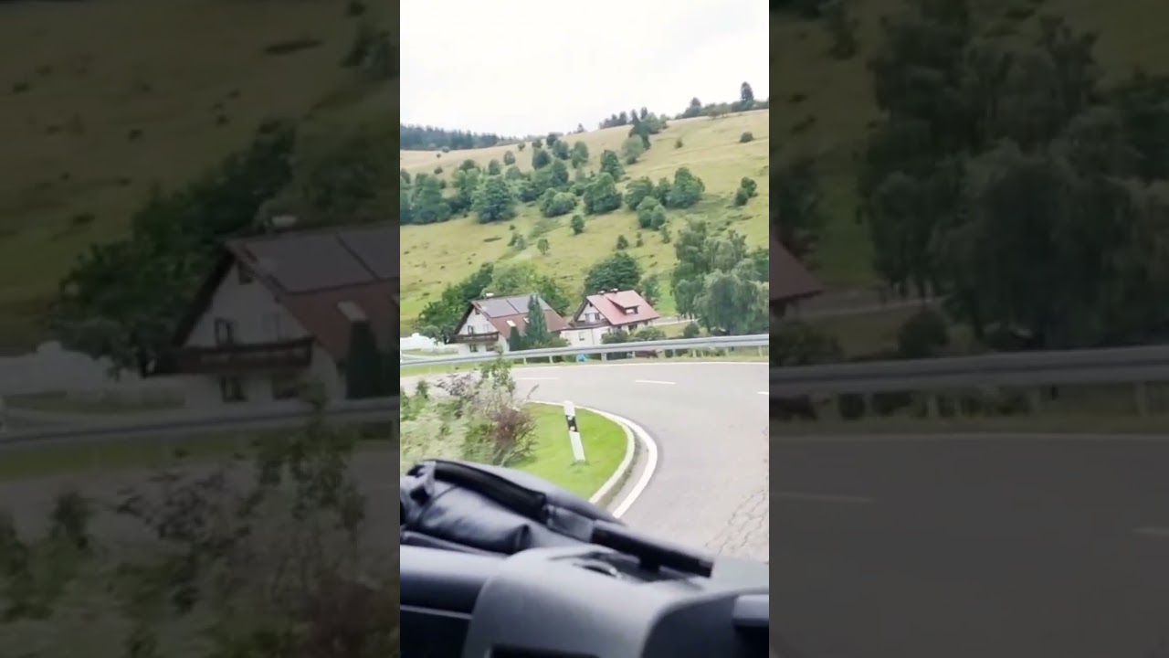 Todtmoos-Weg &ndash; Ruhige Fahrt unter grauem Himmel  #blackforest