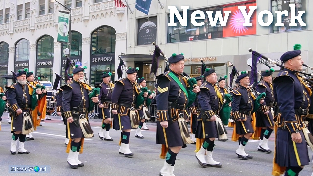 🇺🇸 Desfile por el Día de SAN PATRICIO 2026 en NEW YORK CITY - Manhattan