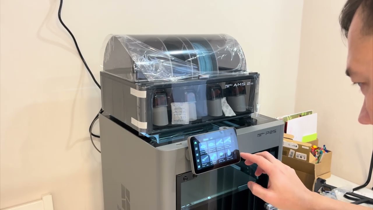 Распаковка 3D принтер￼ bambu lab p2s #3dпечать #bambulab #bambulabp2s