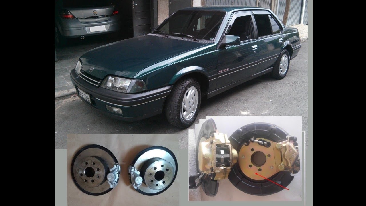Freio a disco traseiro do Vectra no Monza + ABS