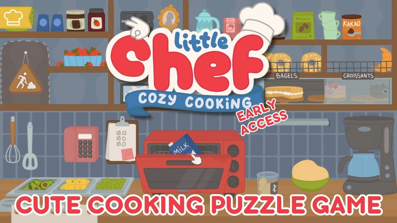 COFFEE AND CROISSANTS 🥐 | Little Chef: Cozy Cooking | Early Access