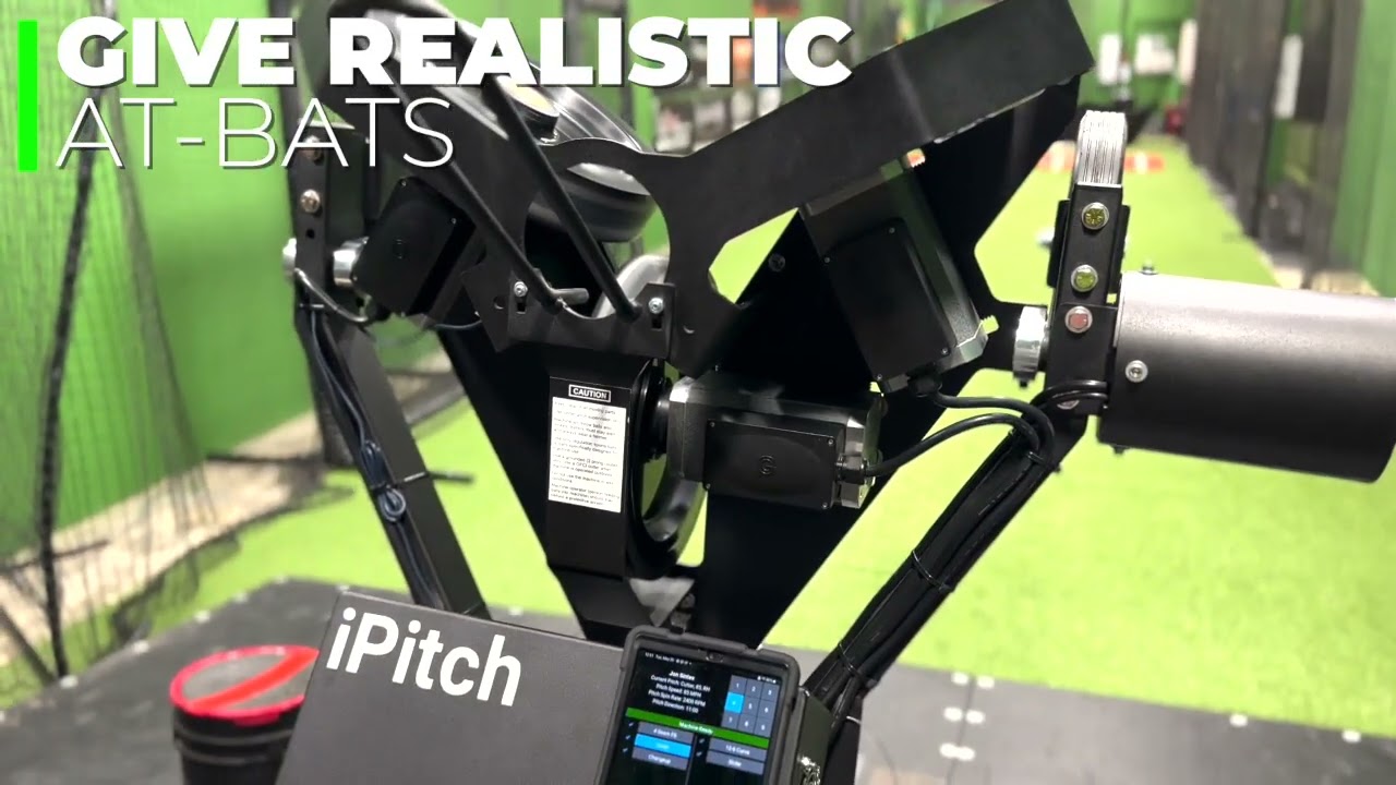 New Spinball iPitch Smart Pitching Machine