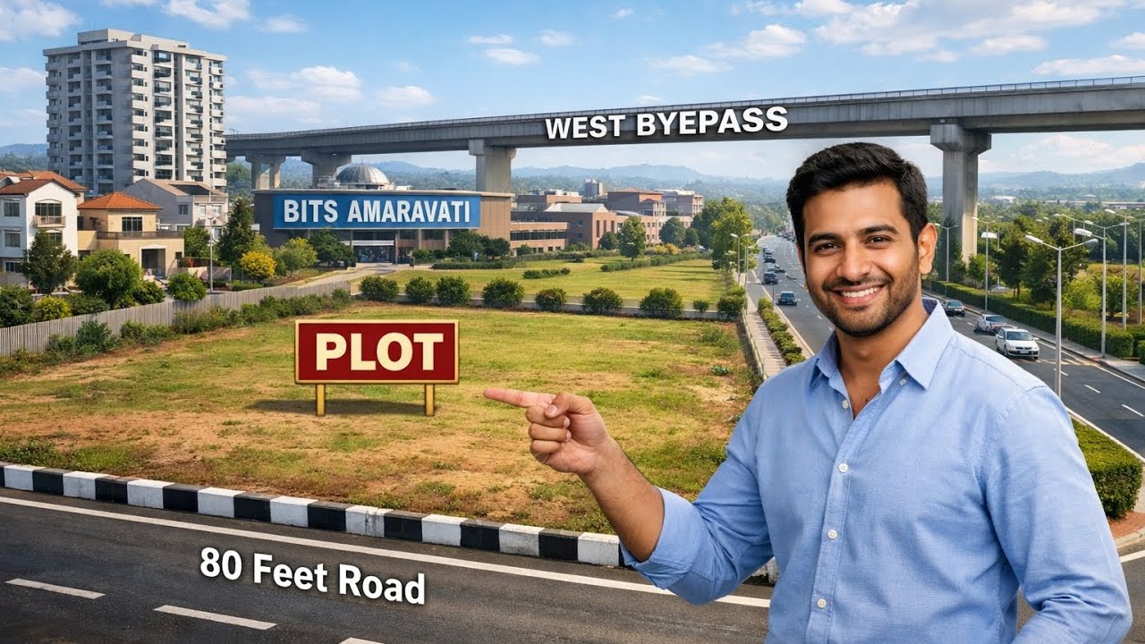 #East face residential LPS plot for sale #very close to BITS & Seed Access Road@Capital Amaravati 