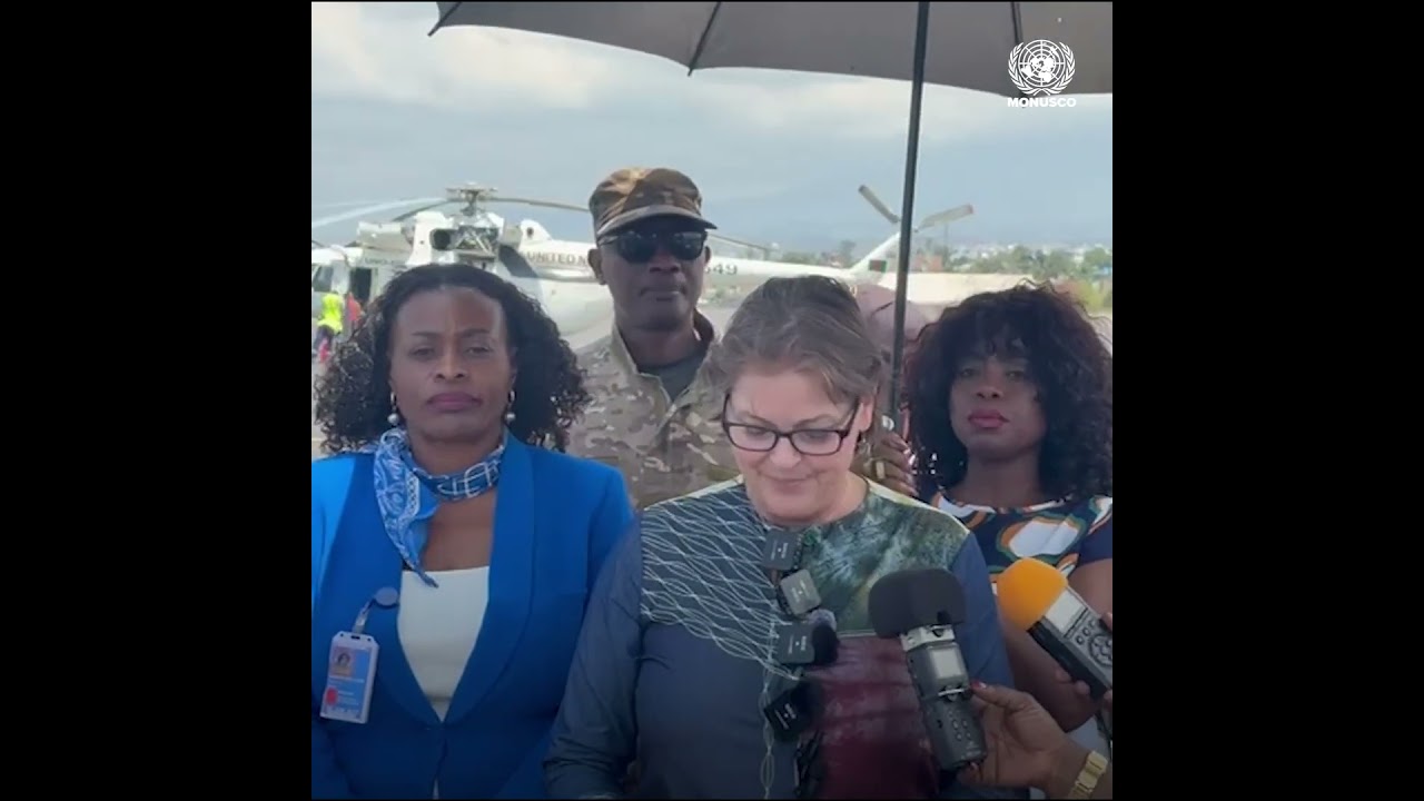 Arrival of Ms. Vivian van de Perre in Goma