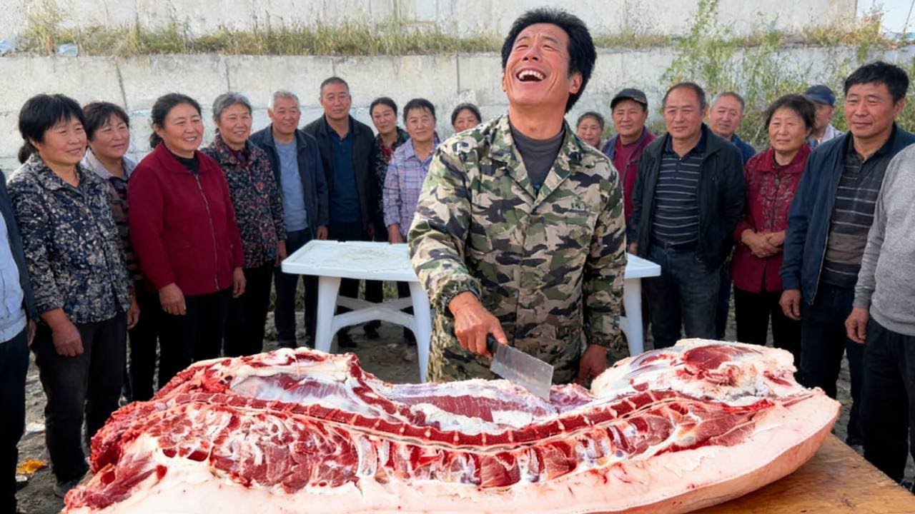 看老孟賣大肥肉太過癮了，這大姊一下買了390塊的，真是不服不行！ 【立福128】