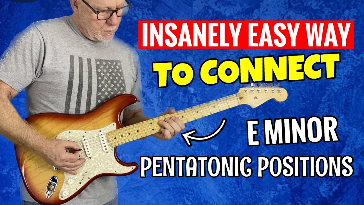E Minor Pentatonic Scale All 5 Positions Intermediate Solo Lesson