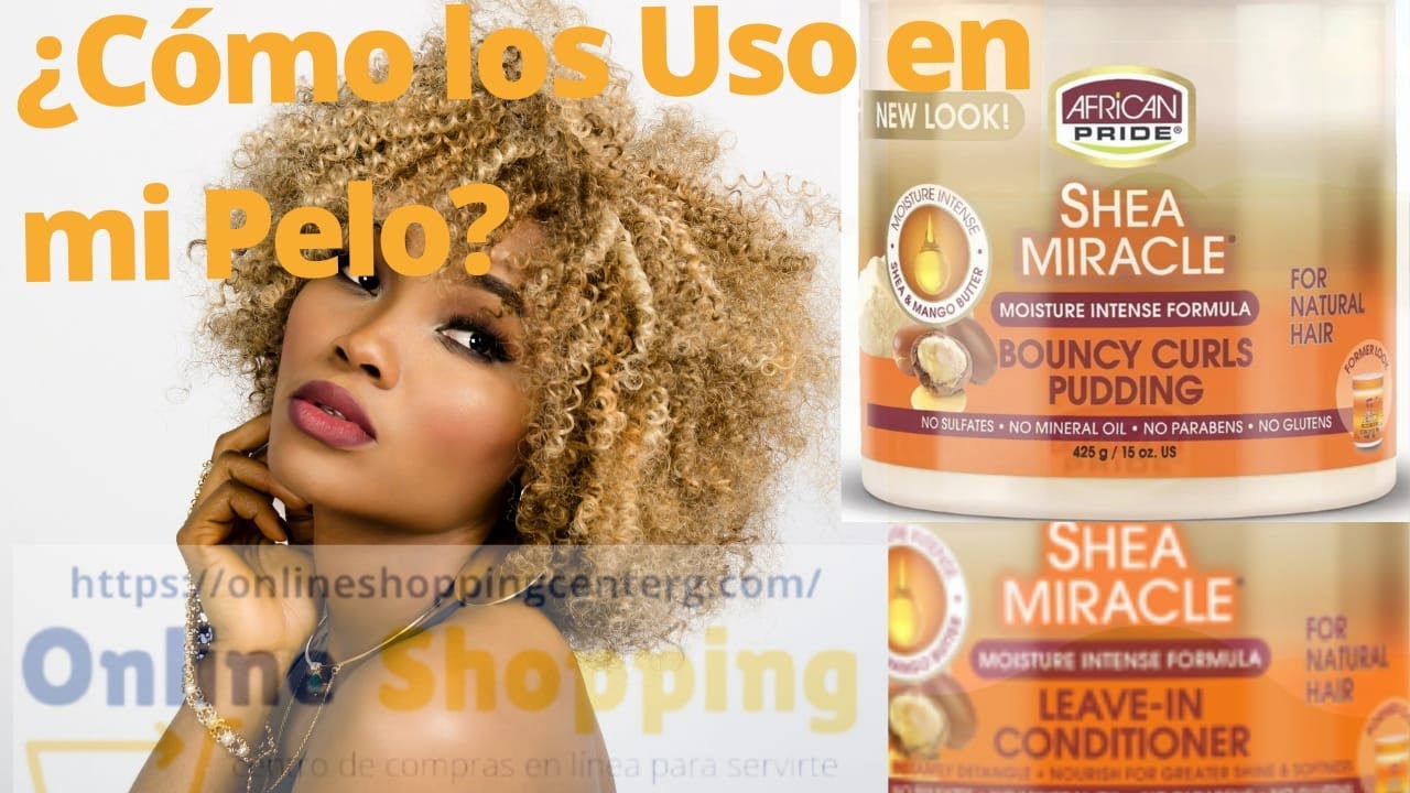 ✅African Pride Bouncy Curls PUDDING & LEAVE IN CONDITIONER, cómo aplicarlos?