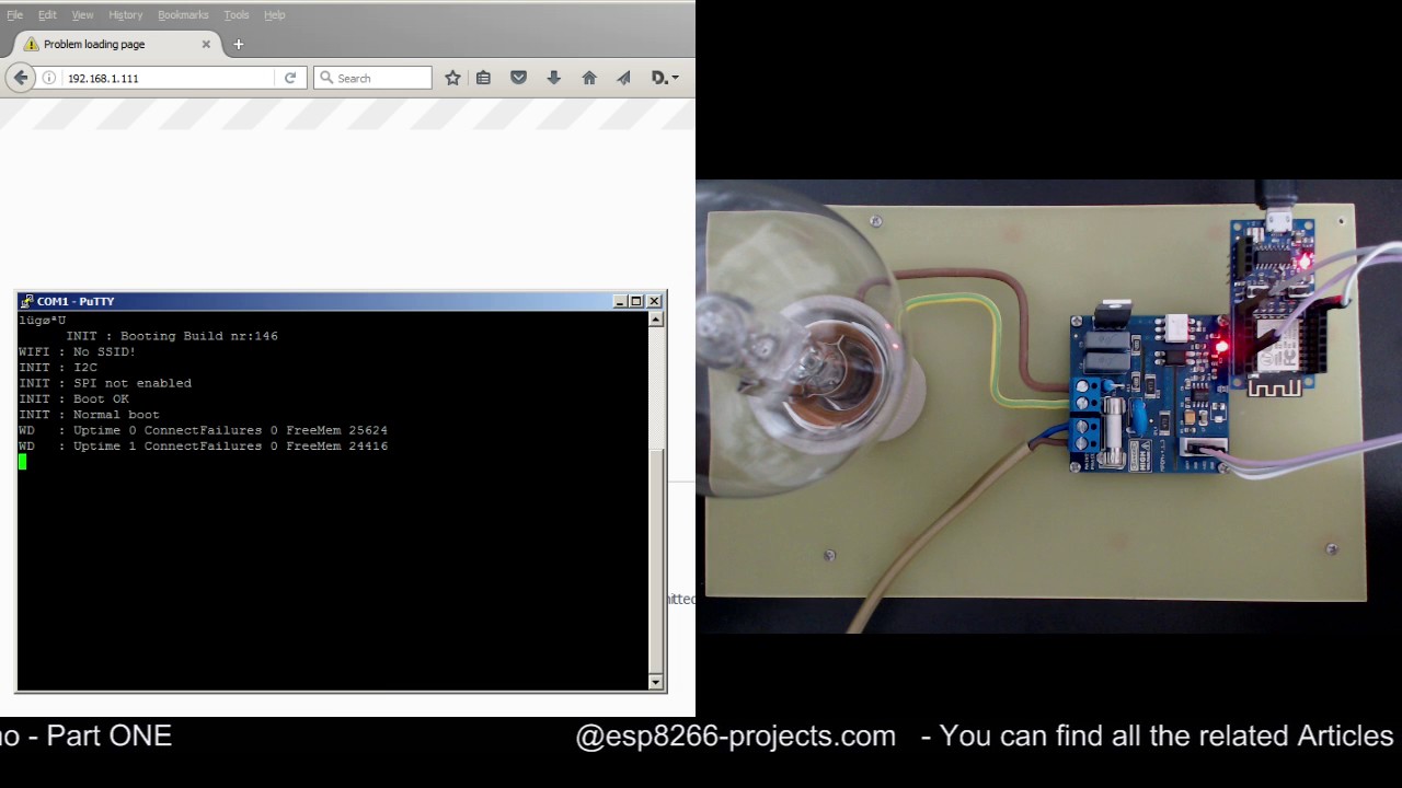 ESPEasy Series - Part 1 - Firmware upload and MPDMv4 driver simple test