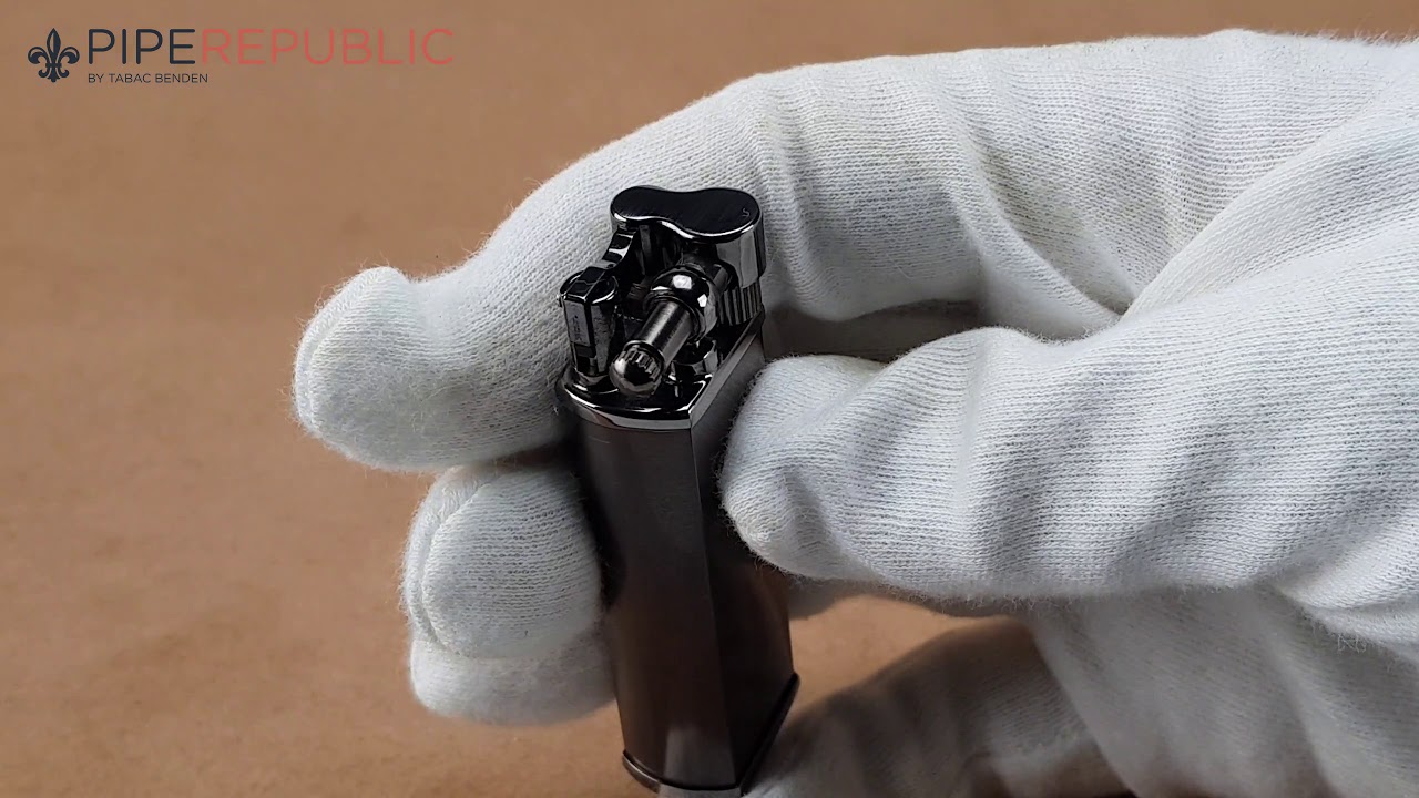 Pearl Pfeifenfeuerzeug Bolbo gunmetal satiniert 1 Stück / einzeln PE31326-51