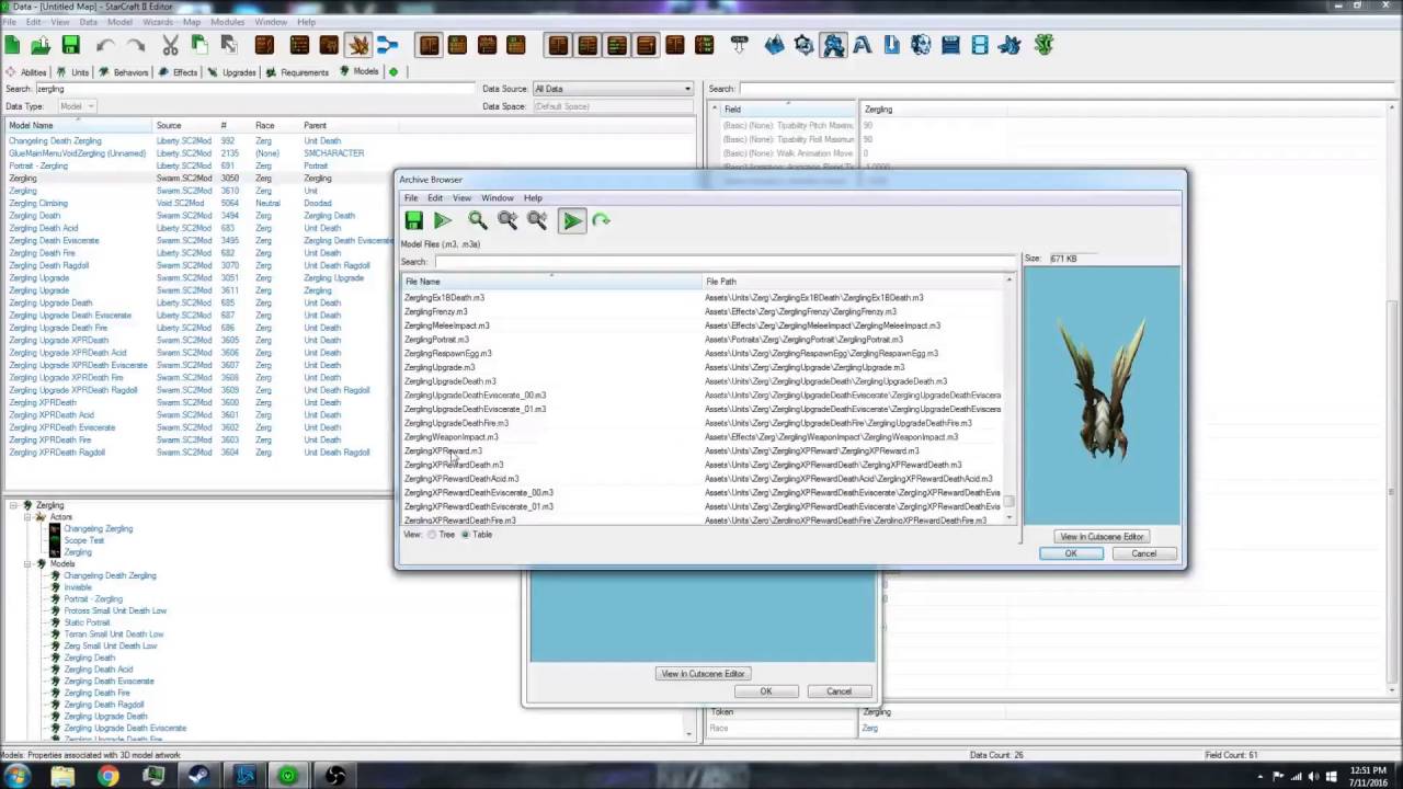Sc2 Editor: Changing a Unit Model/Skin/Texture