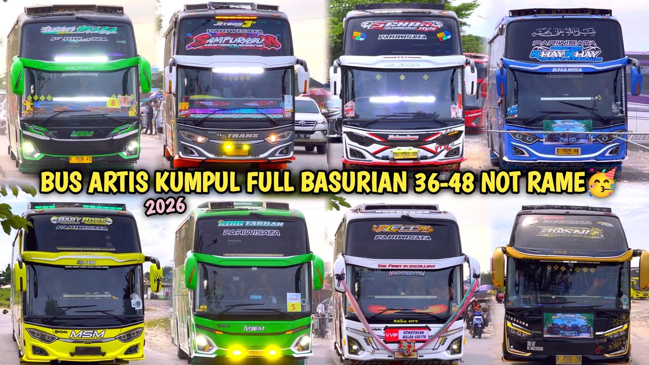 RAME FULL BUS TELOLET BASURI🥳 Hunting Bus Trip Anyer Di Pusat Oleh Oleh CM7👏