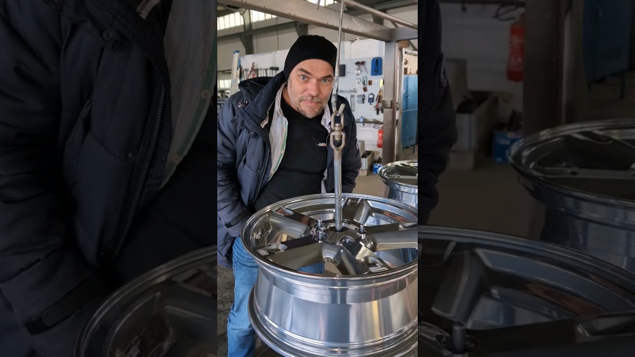 Alufelgen in Chrome Optik Pulverbeschichtet. 😎 