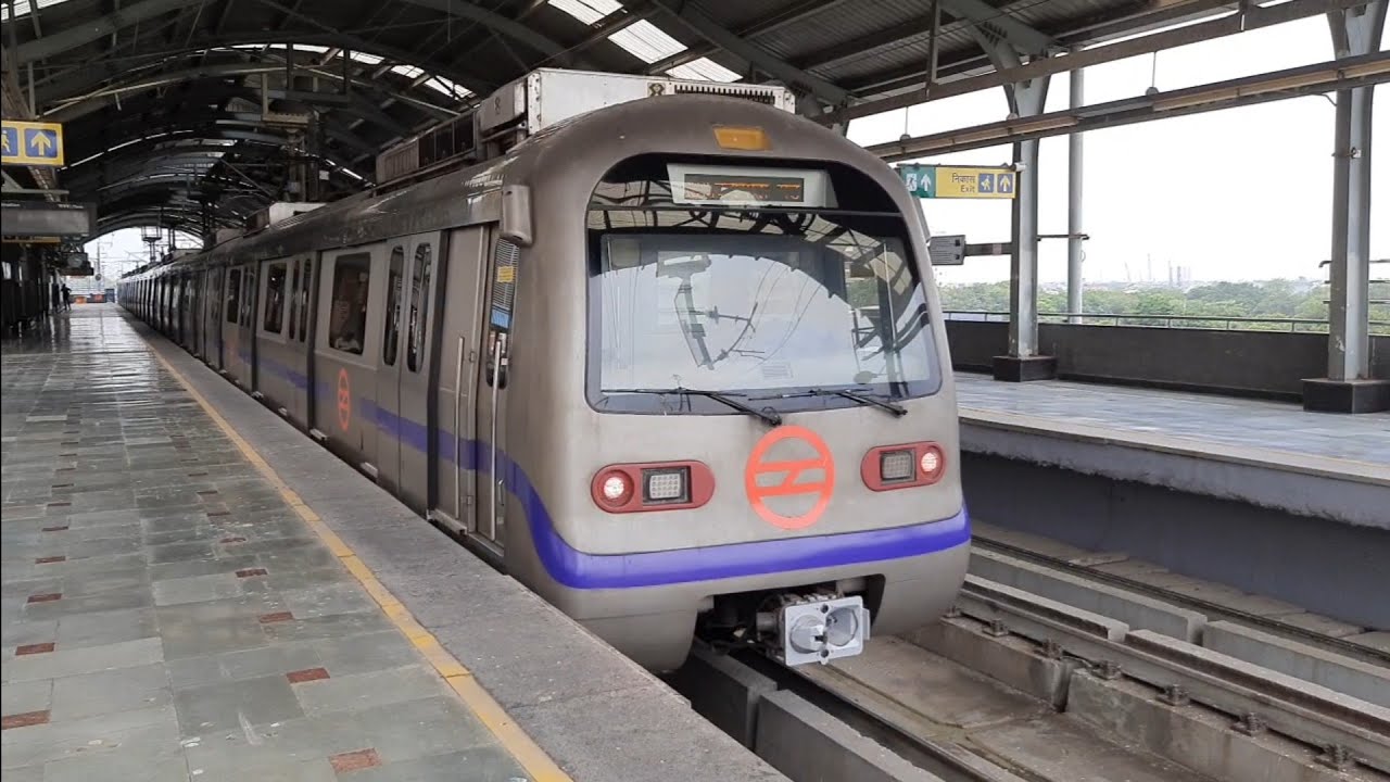 Full Journey from Badarpur Border to Jasola Apollo in Violent Line Metro