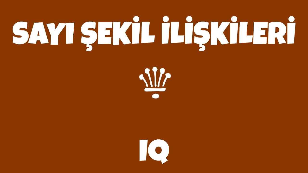 SAYI ŞEKİL İLİŞKİLERİ (YÖS)