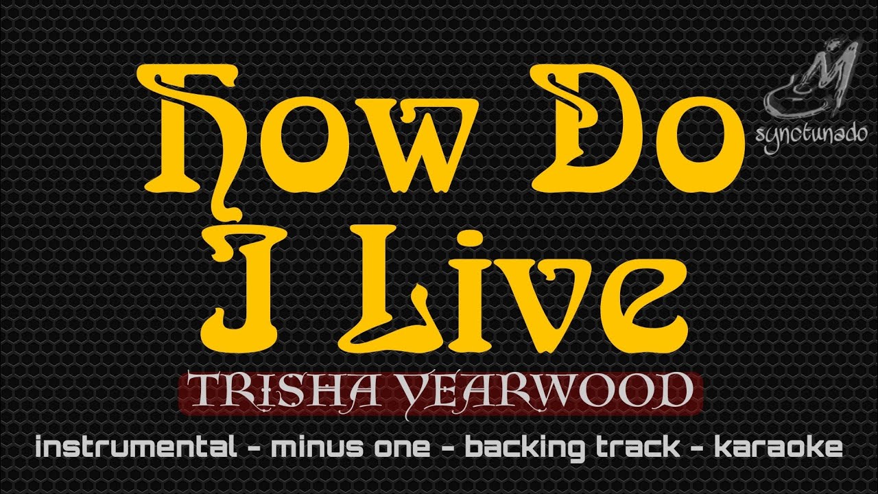HOW DO I LIVE [ TRISHA YEARWOOD ] INSTRUMENTAL | MINUS ONE