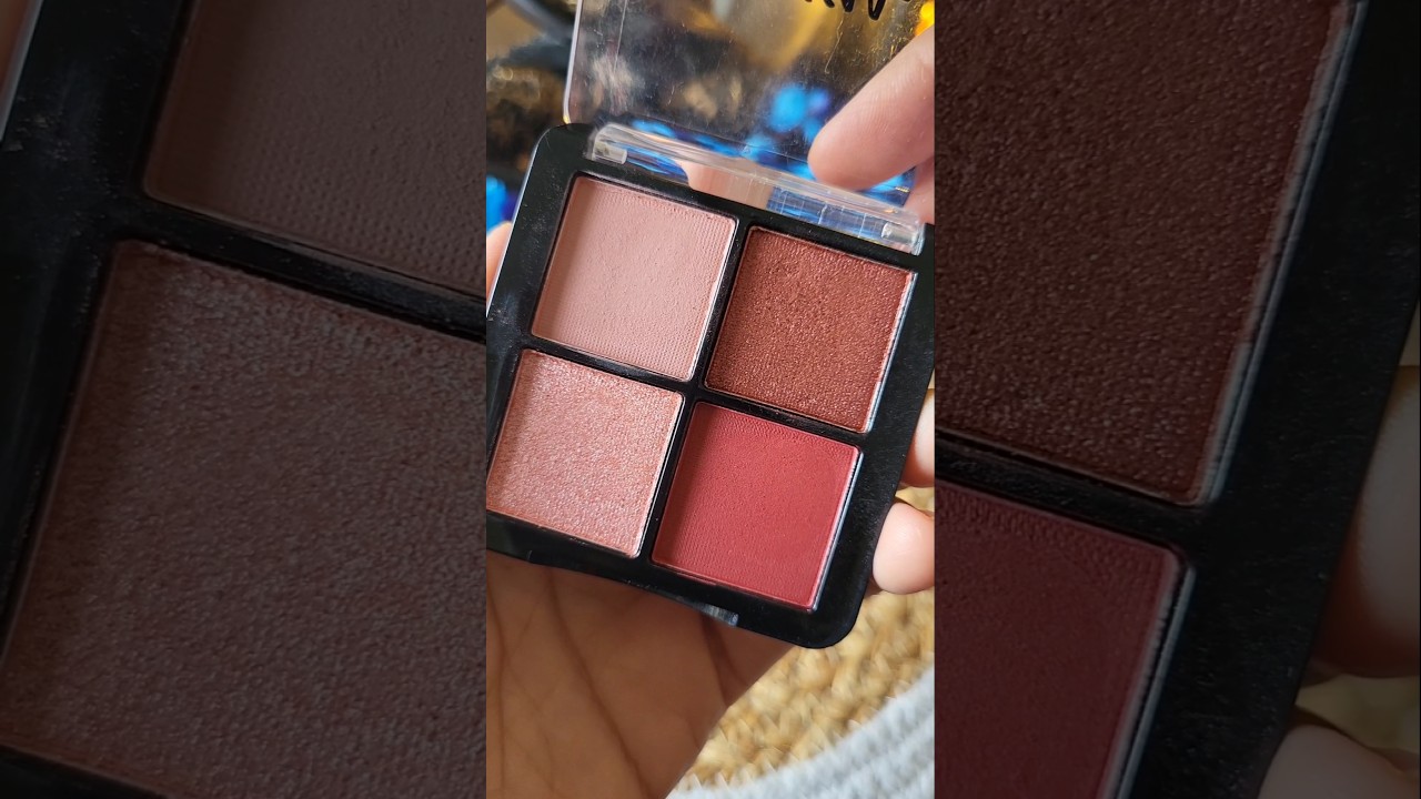 Nykaa Cosmetics 4 in 1 Quad Eyeshadow Palette ✨️😊🫶 #shorts  #makeup #eyeshadow #eyemakeup
