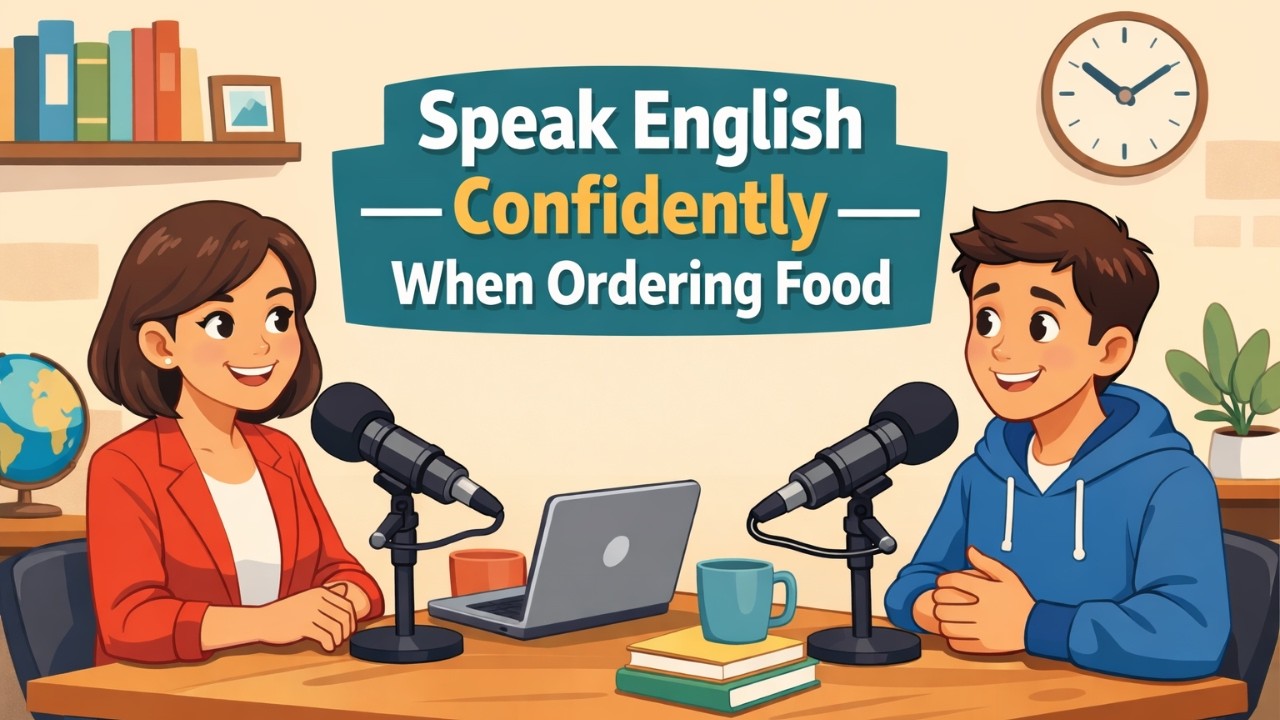 Speak English Confidently When Ordering Food | Restaurant English Conversation