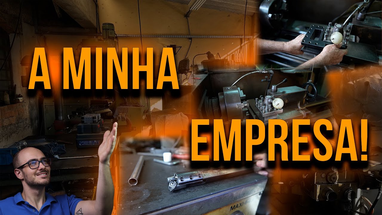 APRESENTANDO MINHA OFICINA DE USINAGEM | A história por trás de cada máquina