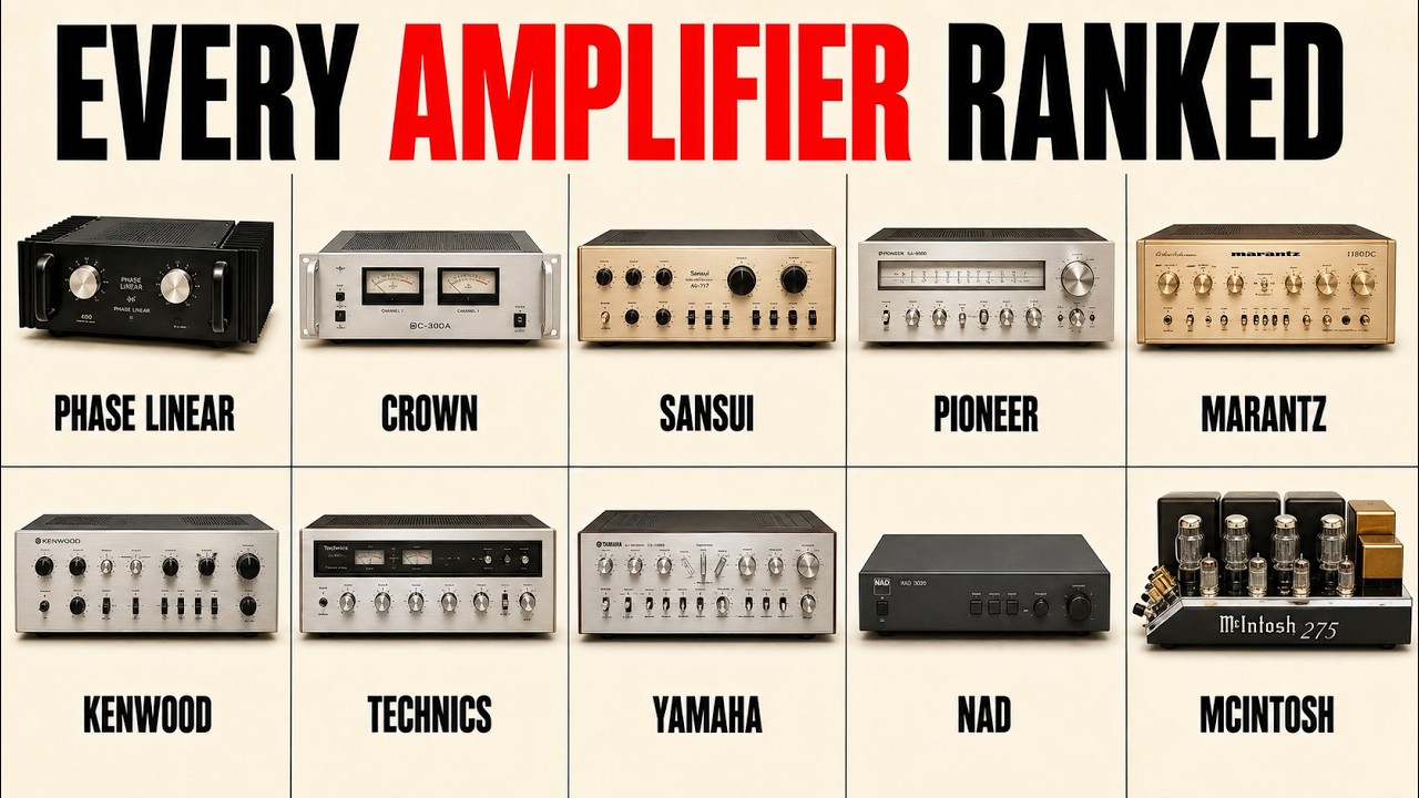 Every Vintage Amplifier Ranked From WORST to BEST