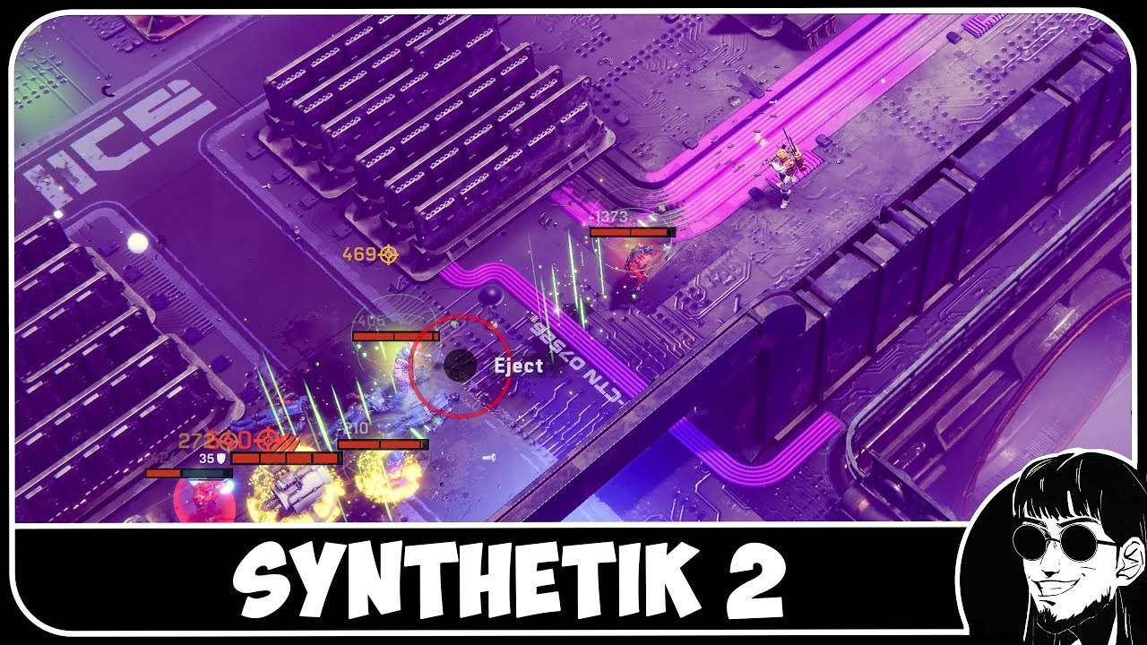 SYNTHETIK 2 - Top-down shooter где каждая перезарядка оружия это мини игра а перегрев может уб*ть