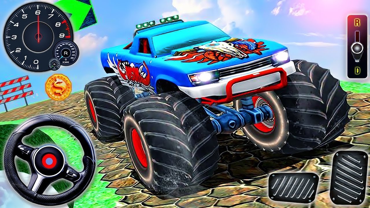 Monster Truck Mega Ramp Impossible Driver - Car Extreme Stunts GT Racing - Android GamePlay #2