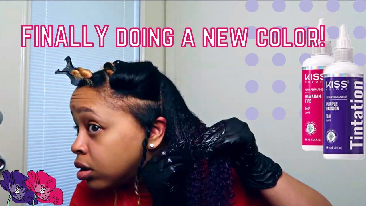Dyeing My Hair a New Color FINALLY | Kiss Tintation Colors | Ayana Mertina