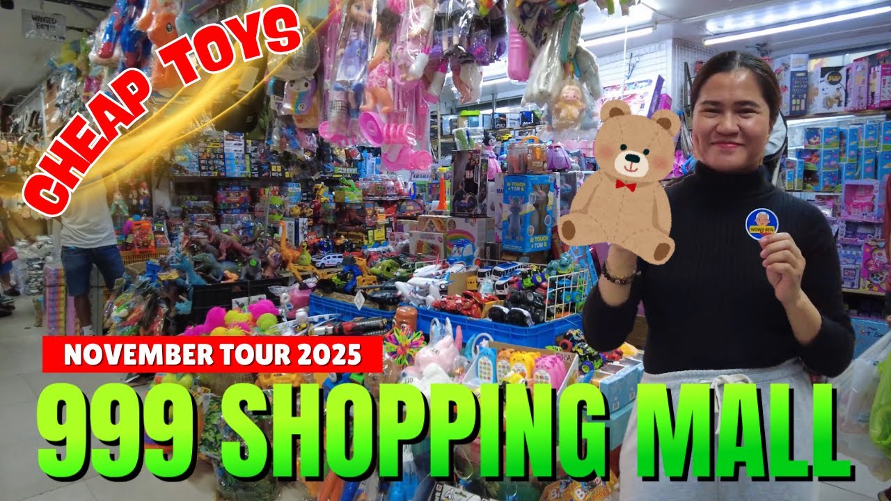 [4K] 999 Shopping Mall Christmas Tour  Murang Toys & Damit Pang-Regalo 2025!