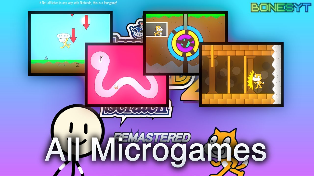 WarioWare Gold в Scratch 2 — все презентации Microgames